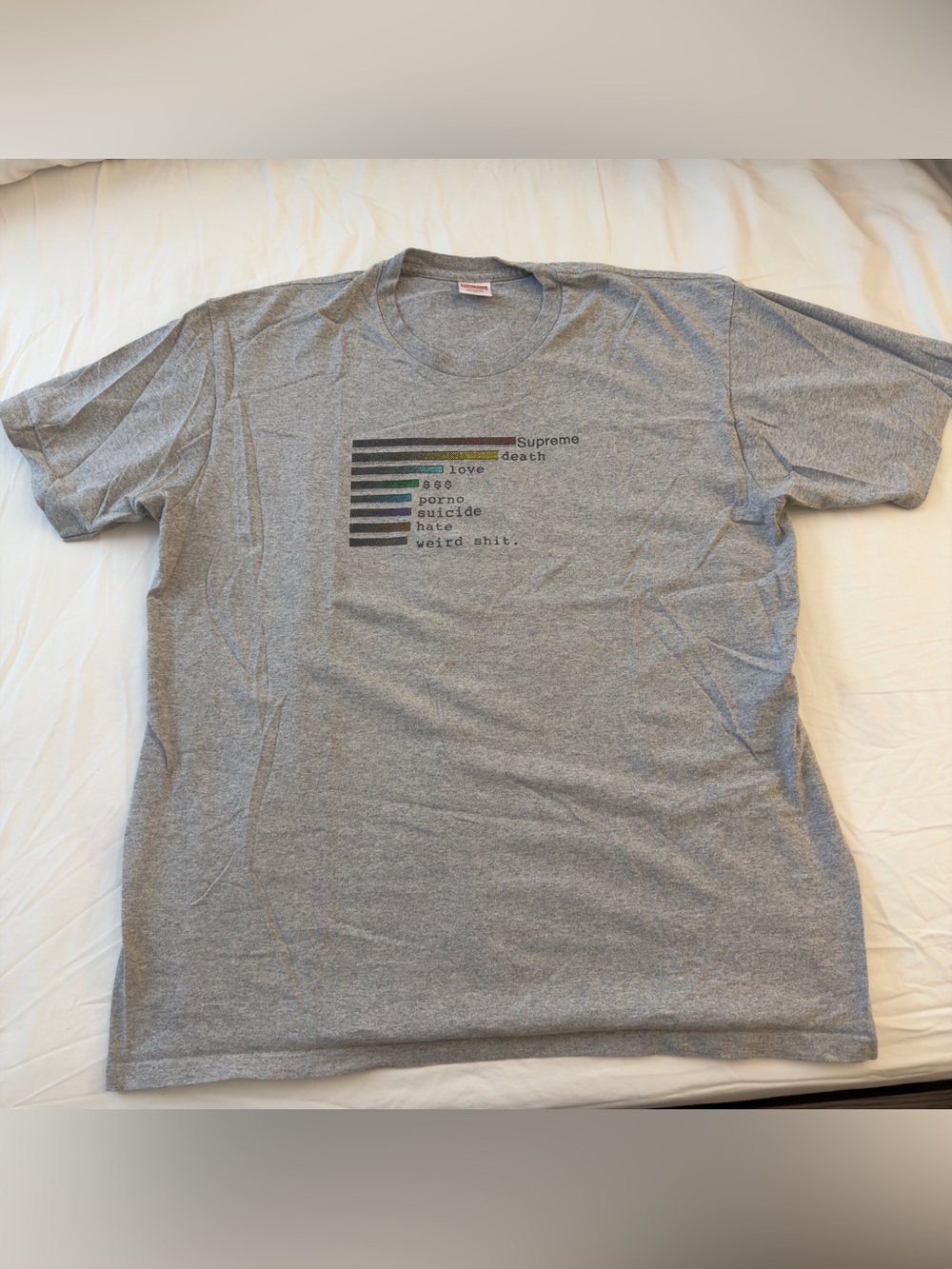 Supreme Chart Tee